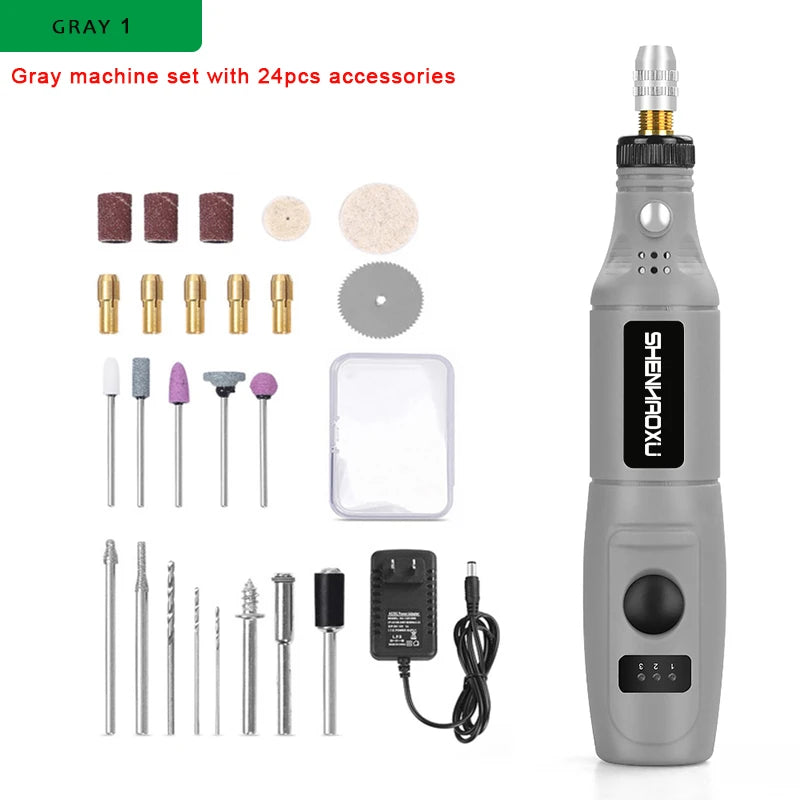 SHENHAOXU Mini Electric Engraving & Grinding Tool Set