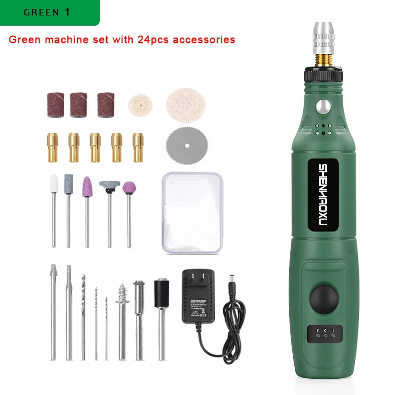 SHENHAOXU Mini Electric Engraving & Grinding Tool Set