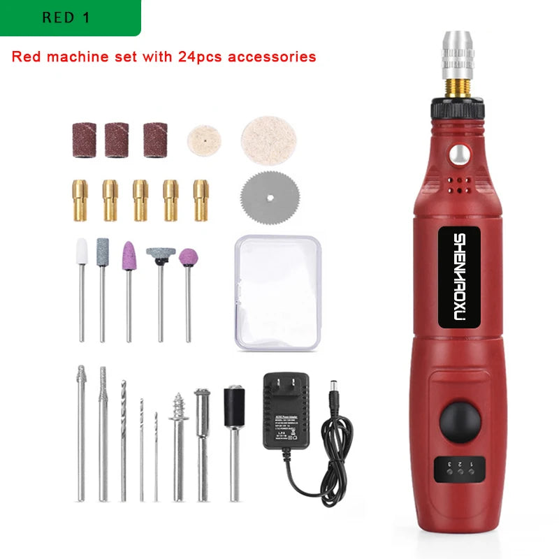 SHENHAOXU Mini Electric Engraving & Grinding Tool Set