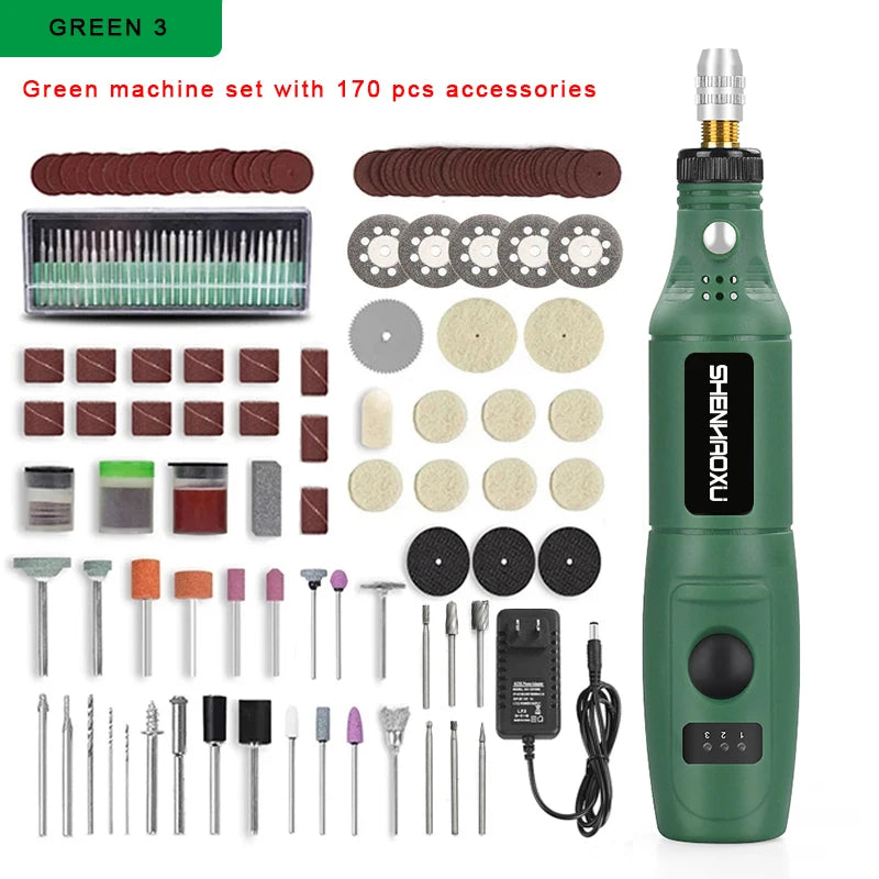 SHENHAOXU Mini Electric Engraving & Grinding Tool Set