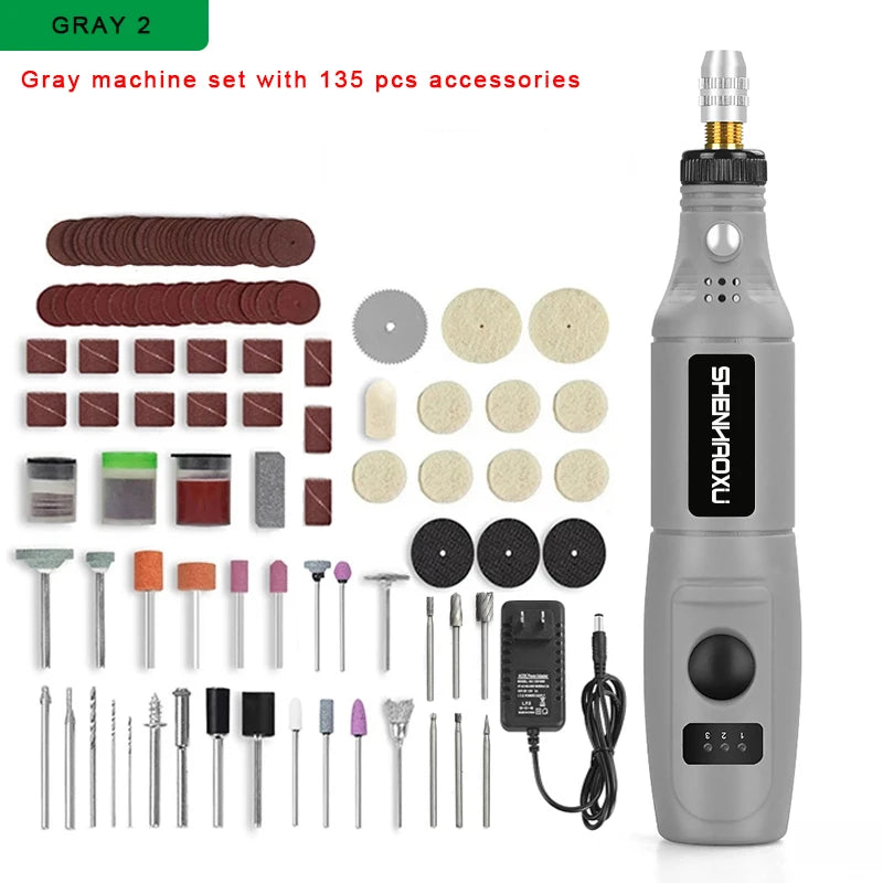 SHENHAOXU Mini Electric Engraving & Grinding Tool Set