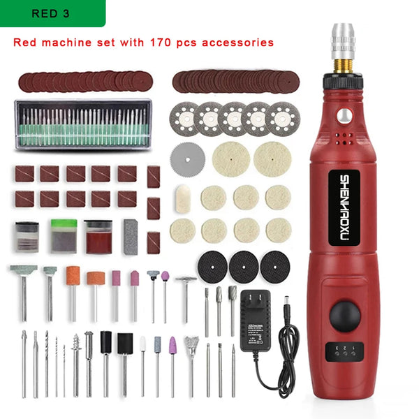 SHENHAOXU Mini Electric Engraving & Grinding Tool Set