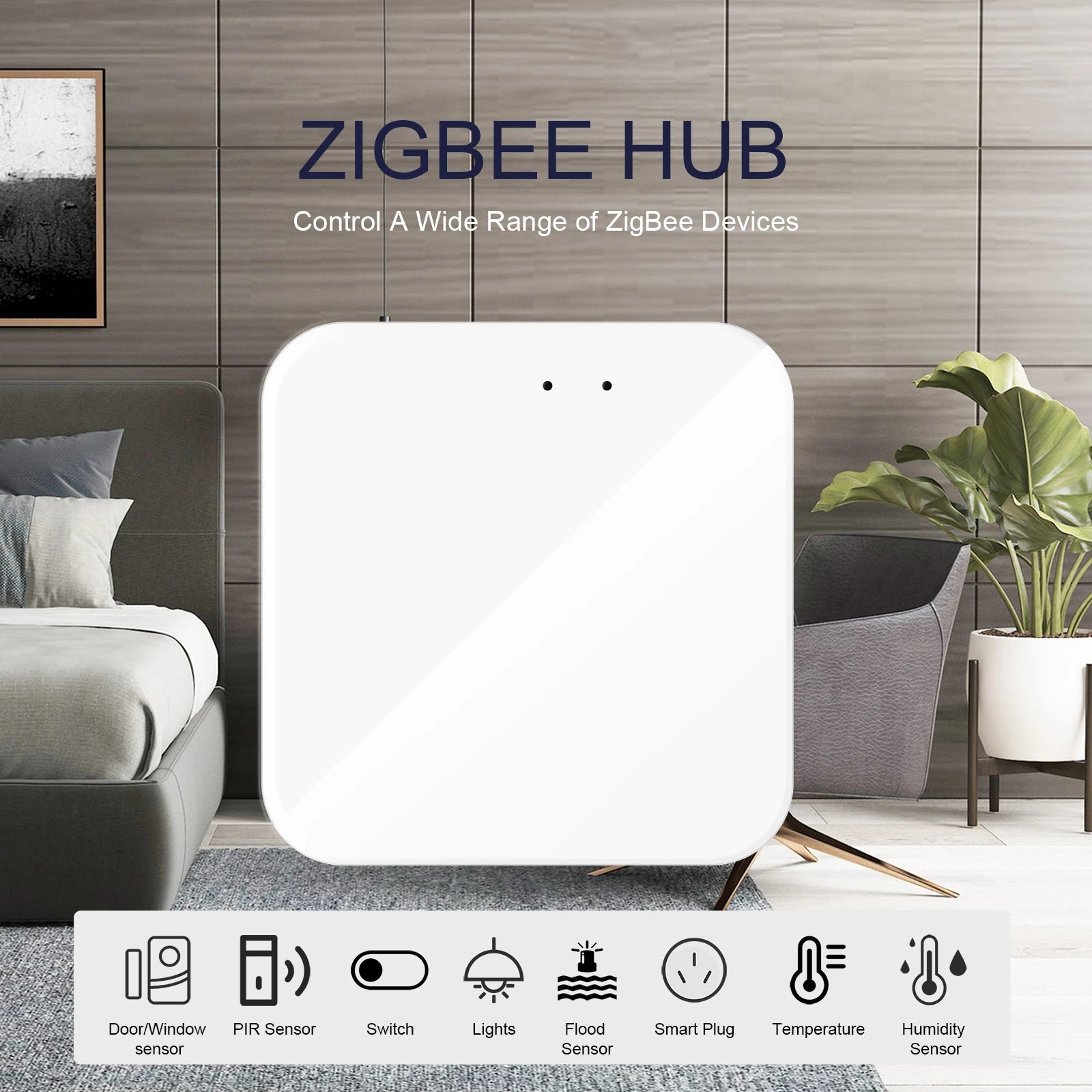 Tuya ZigBee 3.0 Smart Hub Gateway – Alexa & Google Compatible