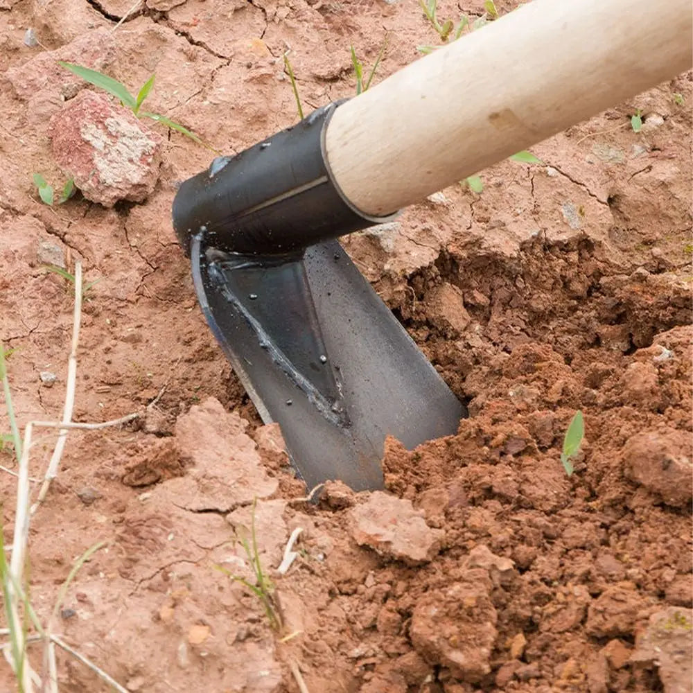Forged Steel Garden Hoe for Digging & Weeding