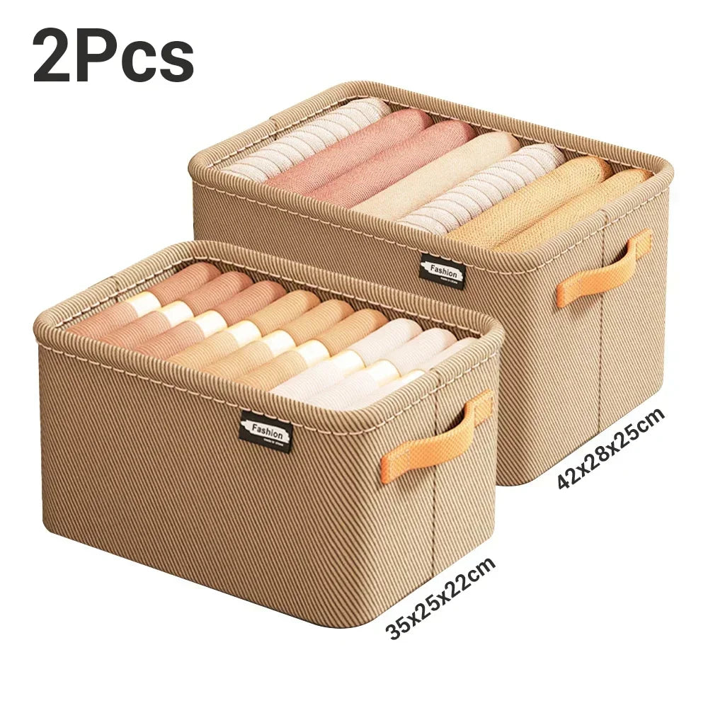 ççççThickened Clothes Organizer Box – Wardrobe & Drawer Storage