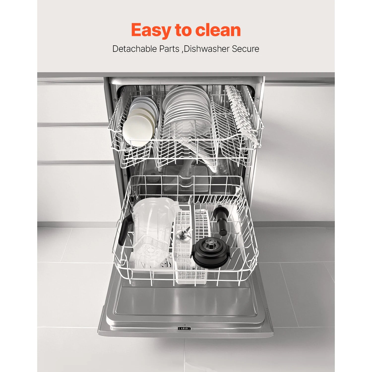 VEVOR 1400W Professional Smoothie Blender