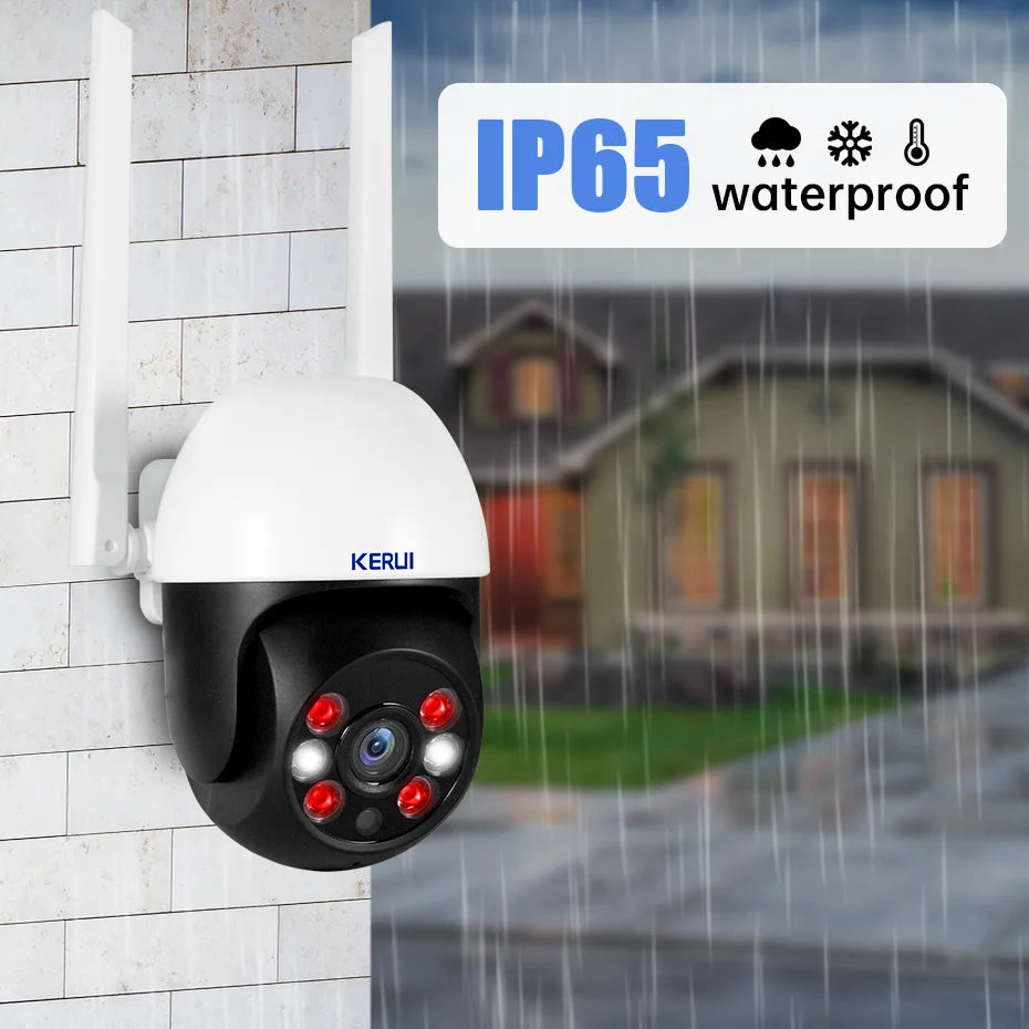 KERUI 10MP 5K Dual-Lens PTZ WiFi Security Camera