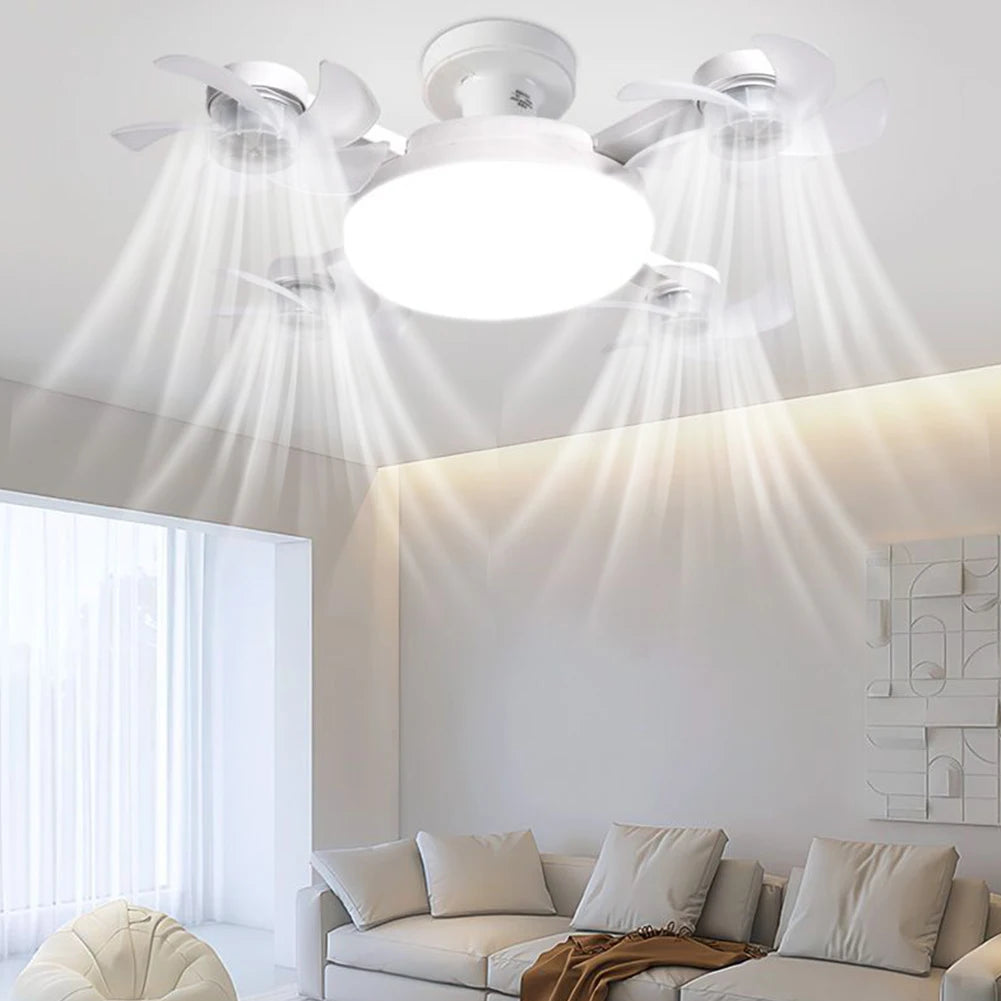 Drone Ceiling Fan with LED Lantern