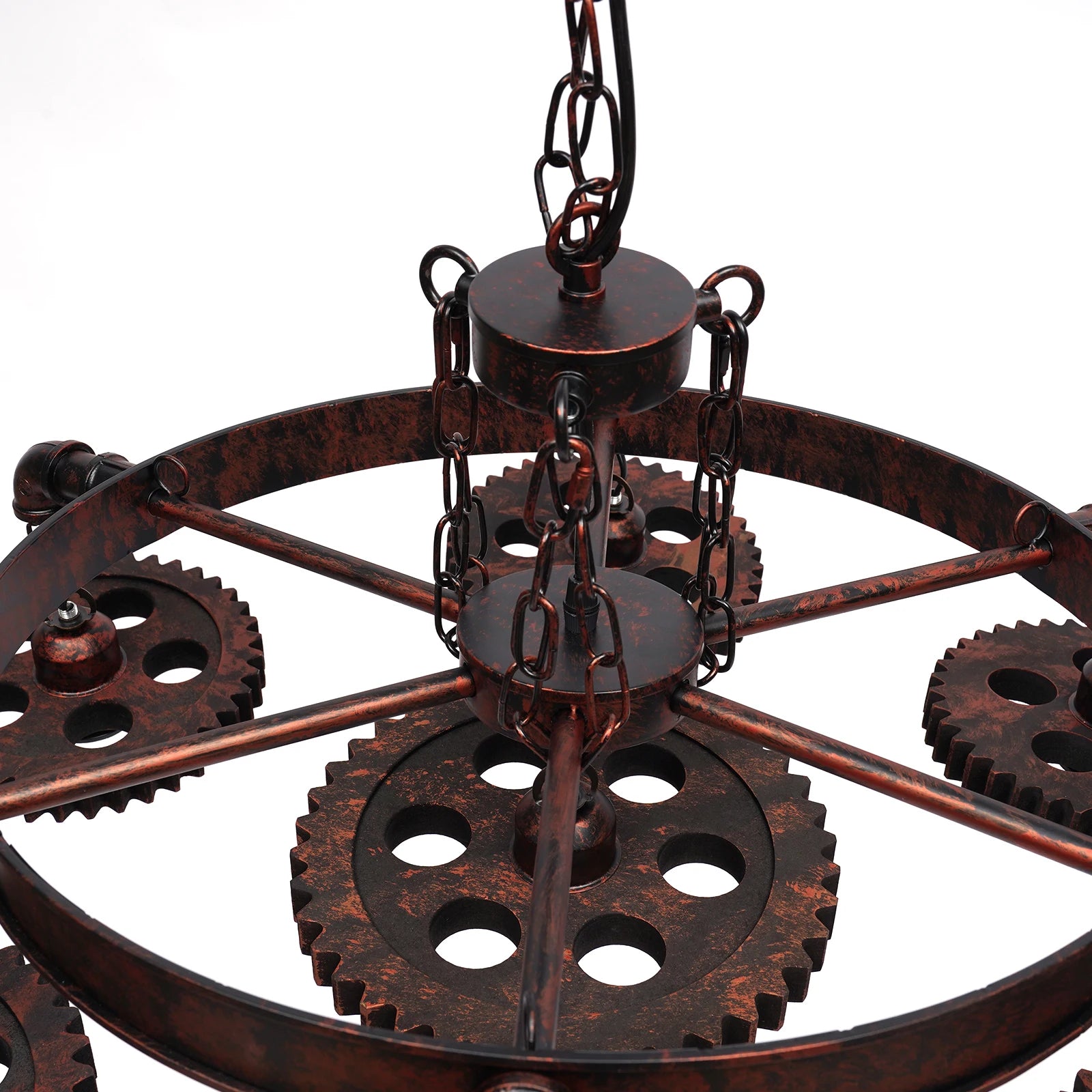Retro Industrial Gear Chandelier Light