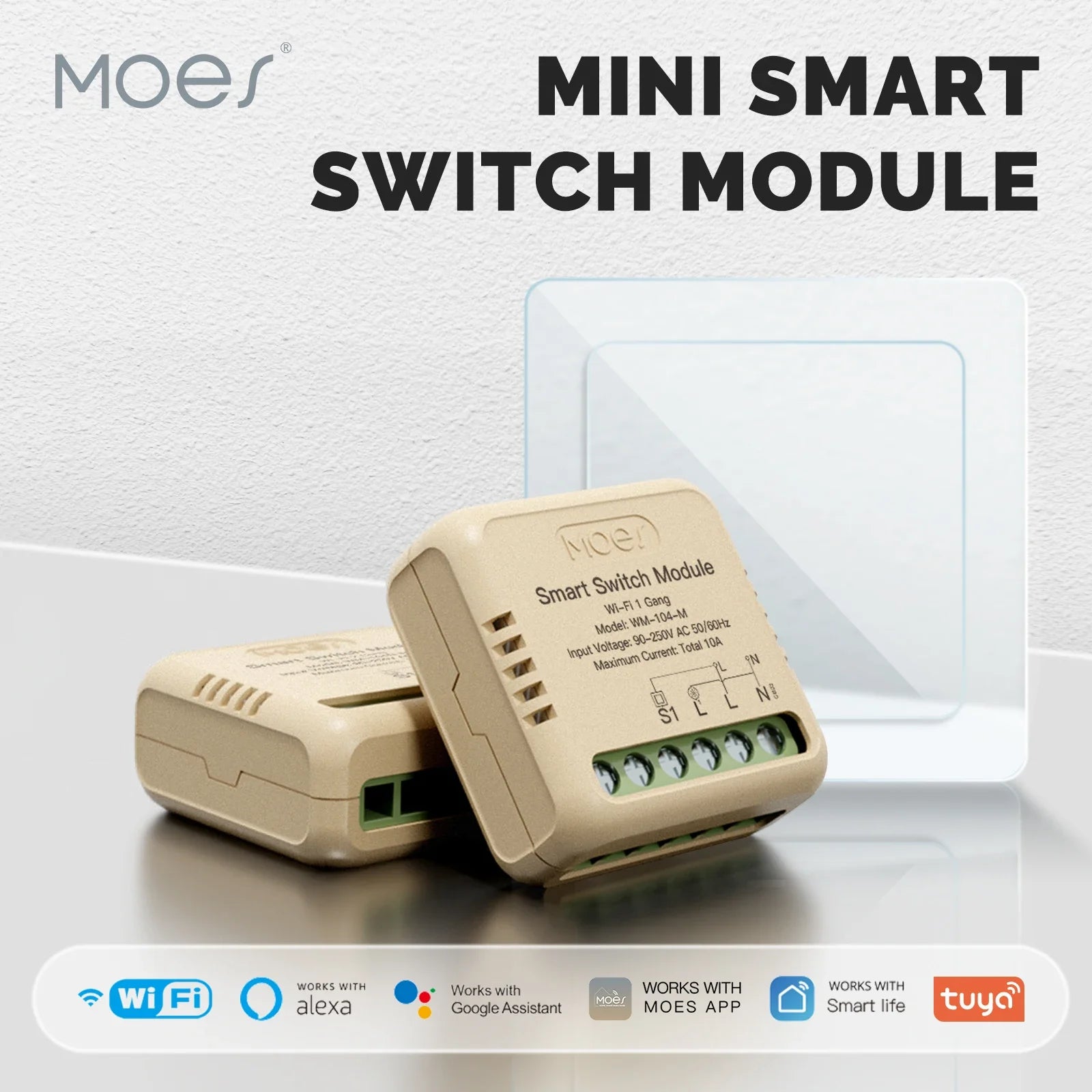 MOES Mini WiFi/Zigbee Smart Switch Module