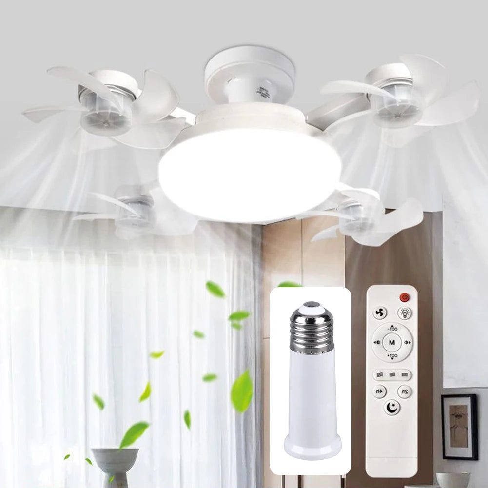 Drone Ceiling Fan with LED Lantern