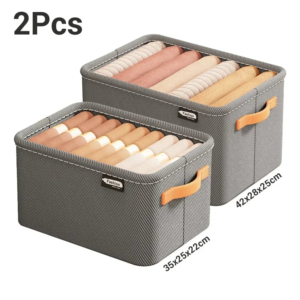 ççççThickened Clothes Organizer Box – Wardrobe & Drawer Storage