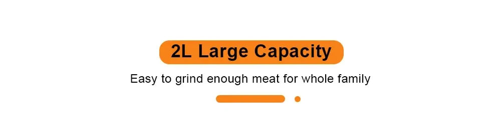 Electric Meat Grinder & Food Chopper Stainless Steel