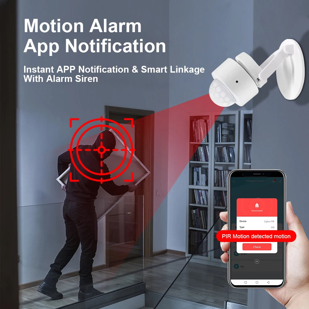 Tuya ZigBee PIR Motion Sensor – Smart Human Body Detector