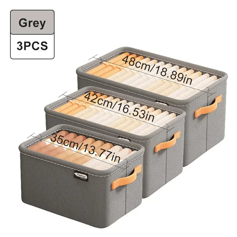 ççççThickened Clothes Organizer Box – Wardrobe & Drawer Storage