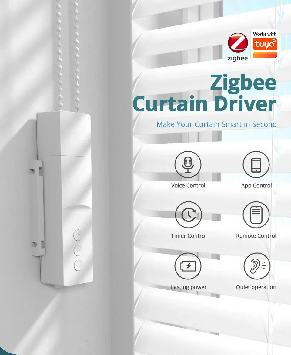 Zemismart Zigbee Smart Roller Shade Motor – Battery Powered
