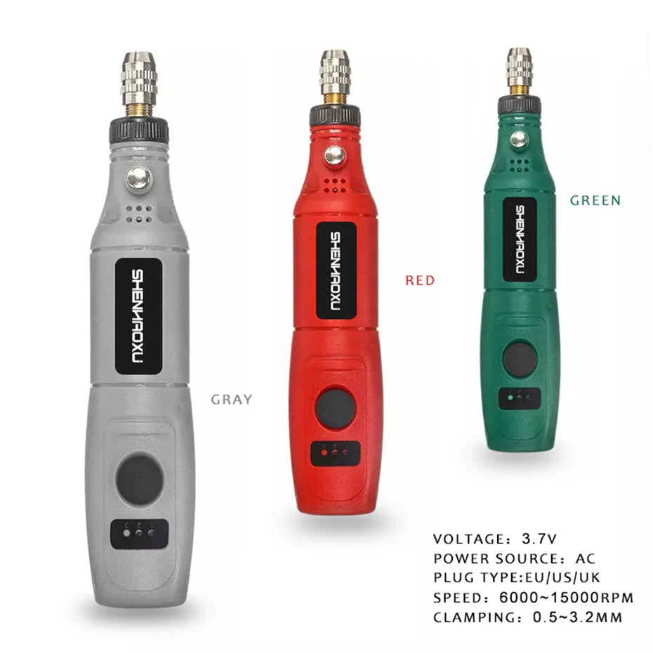 SHENHAOXU Mini Electric Engraving & Grinding Tool Set