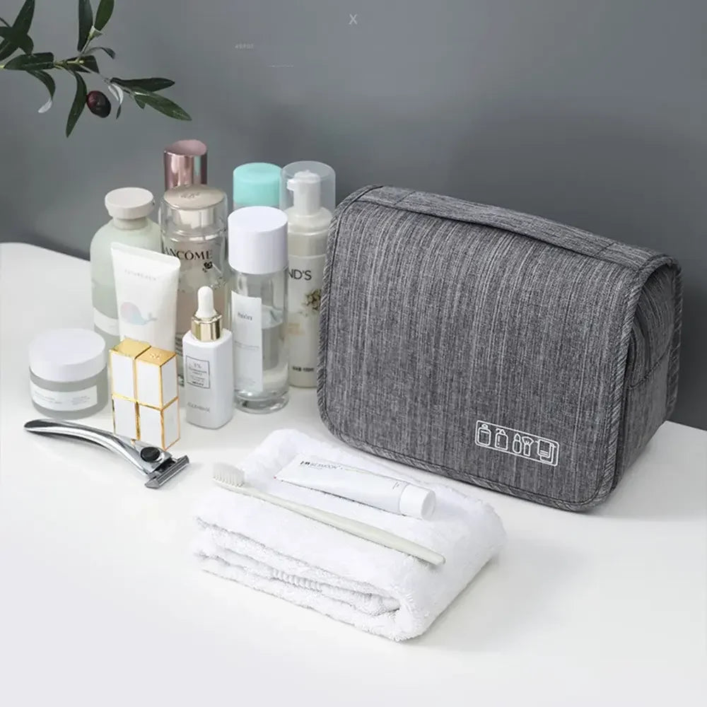 Foldable Hanging Toiletry & Makeup Bag