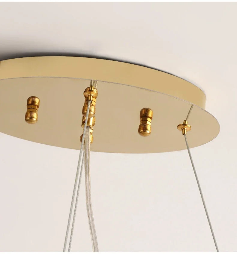 Luxury Gold Crystal LED Chandelier