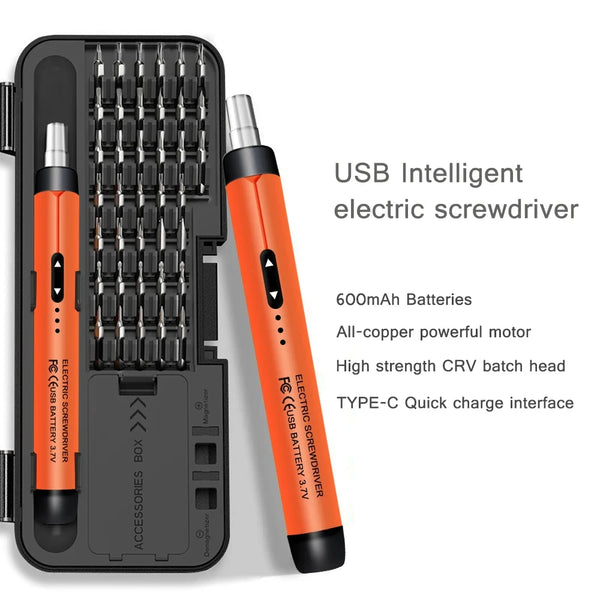Cordless Electric Precision Screwdriver Set
