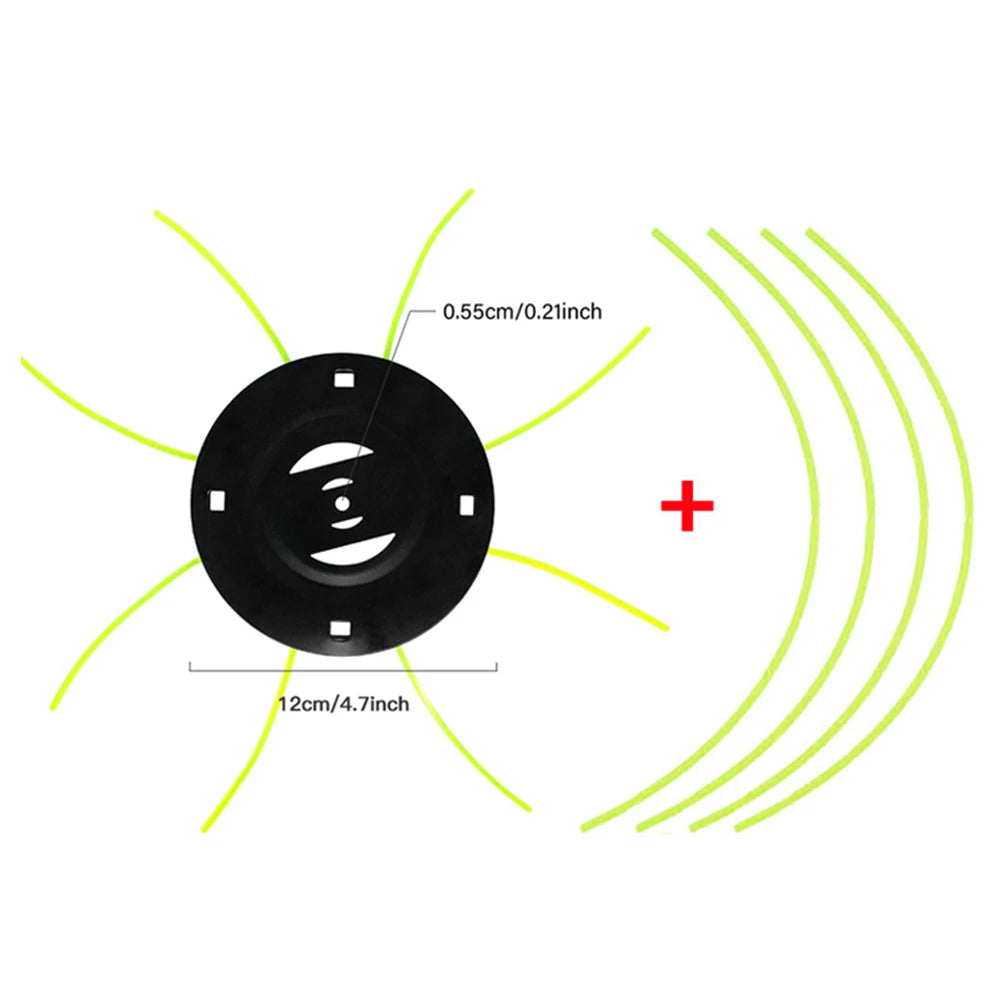 Steel Weeding Brush Head for Lawn Mowers