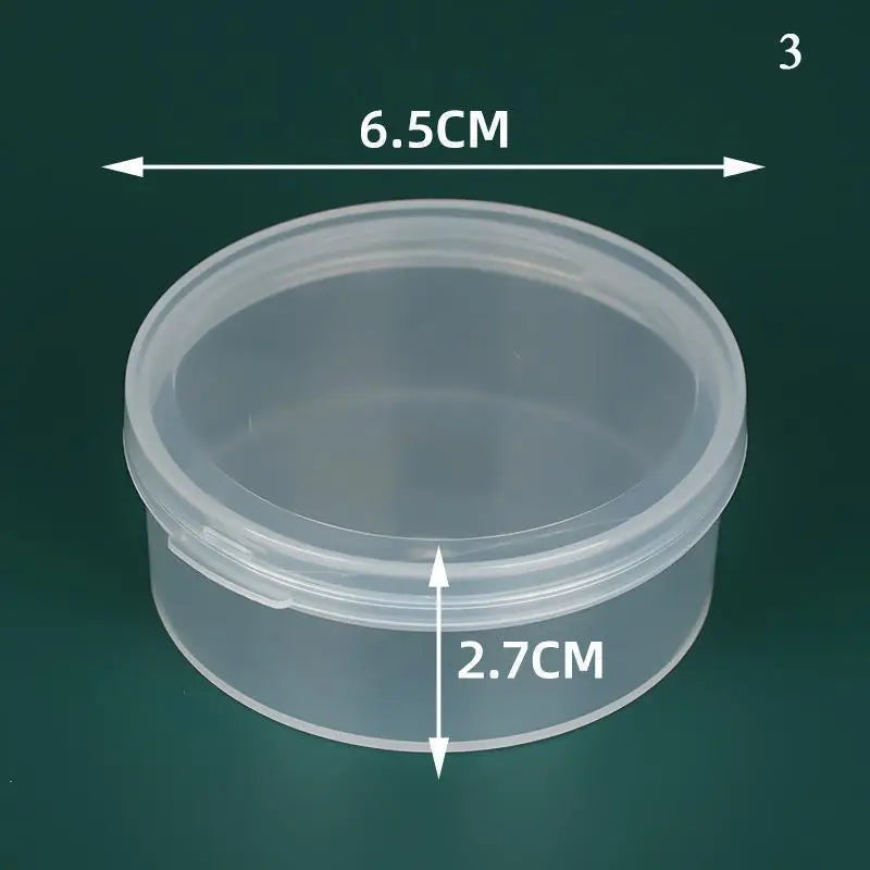 Mini Rectangular Plastic Storage Box – Translucent Jewelry Case