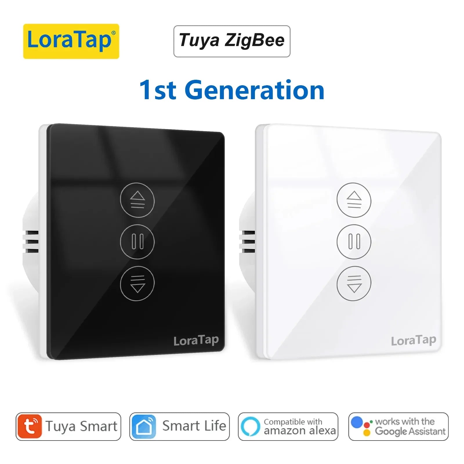 LoraTap ZigBee Curtain & Blind Switch – Smart Motor Control
