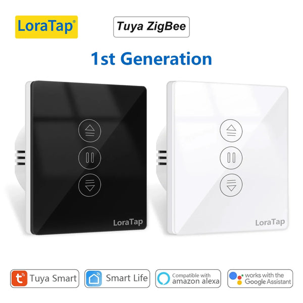 LoraTap ZigBee Curtain & Blind Switch – Smart Motor Control