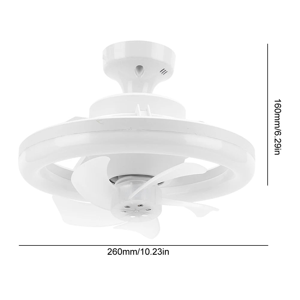 LED E27 Ceiling Fan with Light