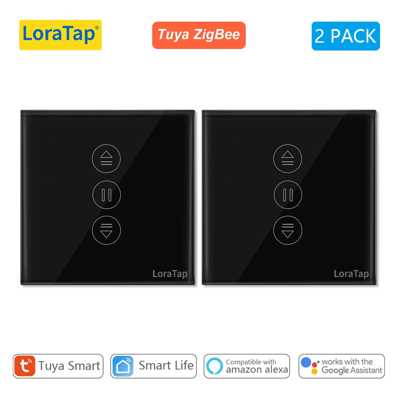 LoraTap ZigBee Curtain & Blind Switch – Smart Motor Control