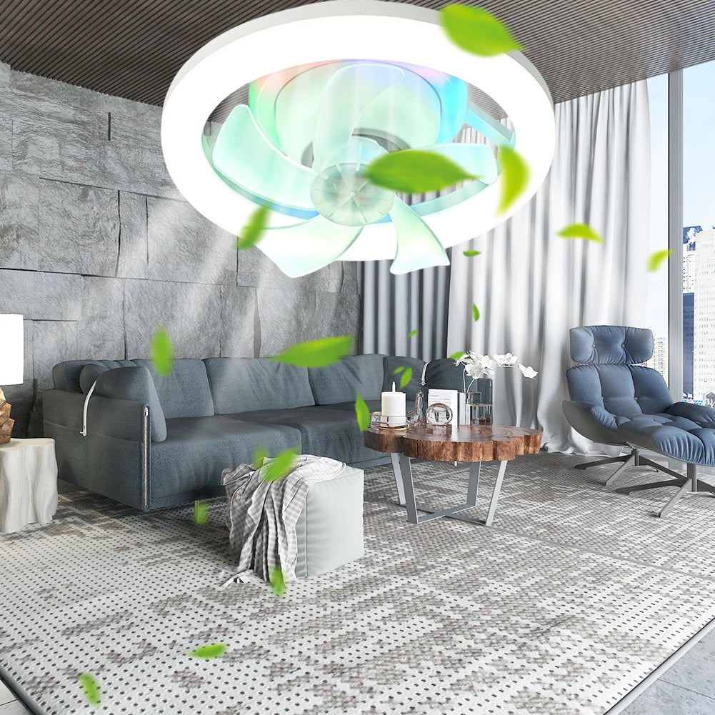 LED E27 Ceiling Fan with Light