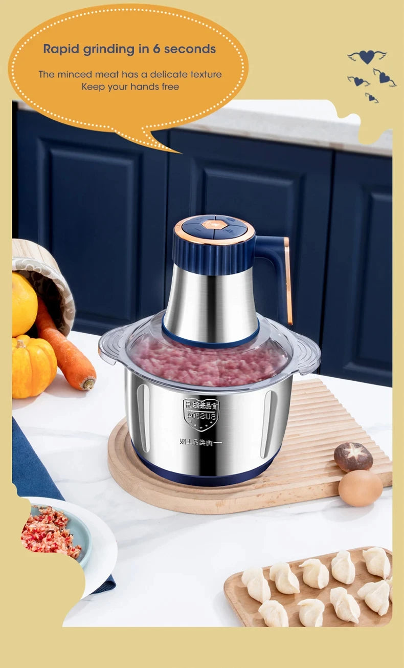 5L Electric Meat Grinder & Food Processor