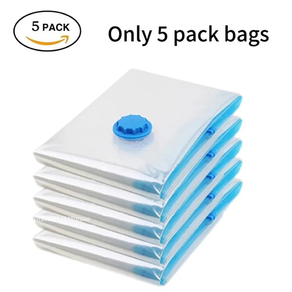 3/5PCS Vacuum Storage Bags for Clothes & Bedding
