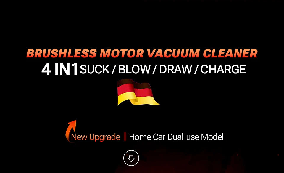 SZUK C012MAX Wireless Handheld Car Vacuum