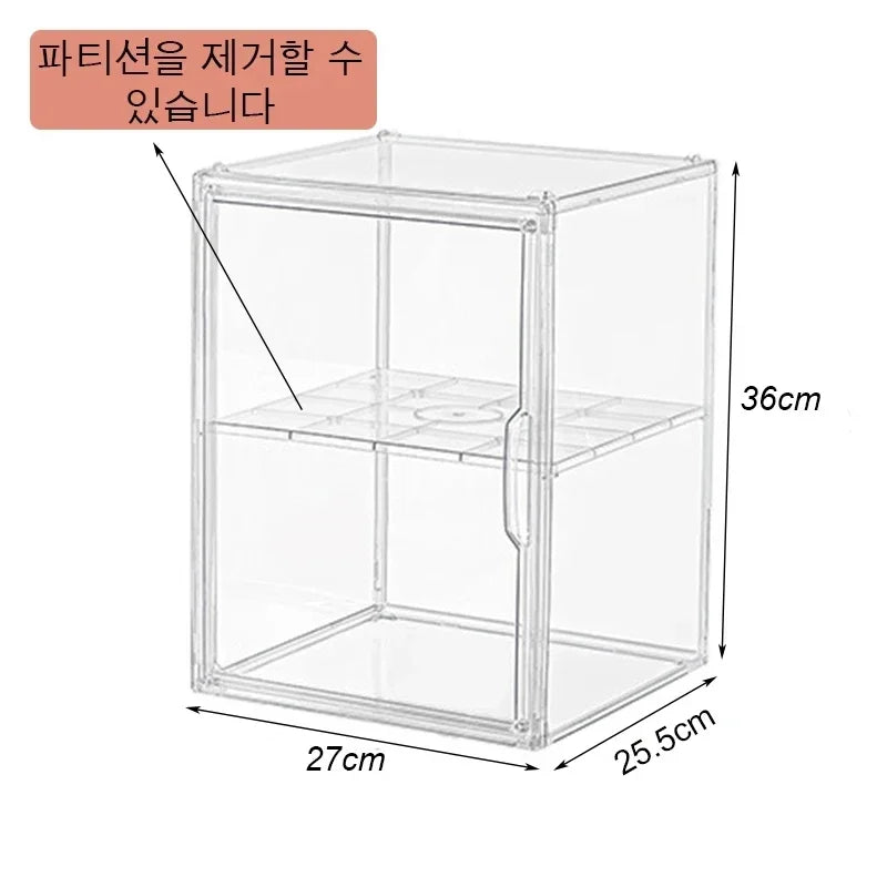 Clear Acrylic Storage Organizer Box – Large Capacity Display Case