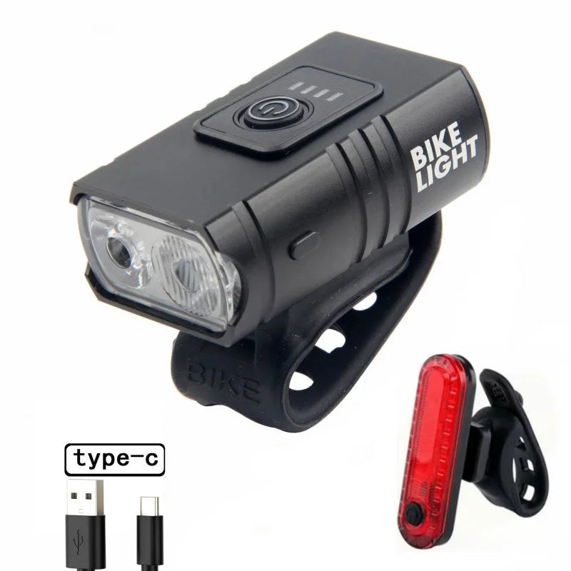 Aluminum Alloy Bicycle Headlight – High-Intensity Bike Light