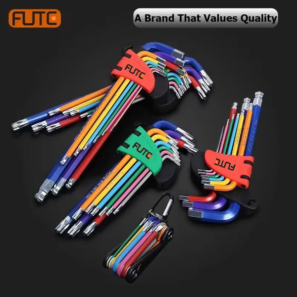 9PCS Long Arm Hex Allen Key Wrench Set (1.5–10mm)