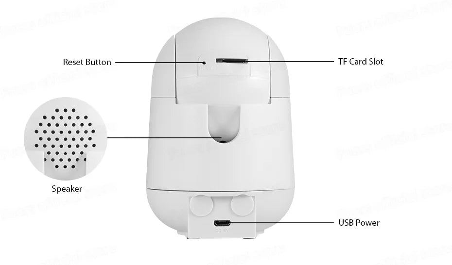 Fuers 8MP 4K Indoor WiFi IP Camera – Tuya Smart Auto-Tracking Baby Monitor