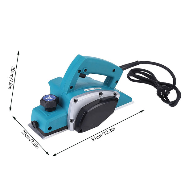 800W Portable Electric Wood Planer – 16000RPM