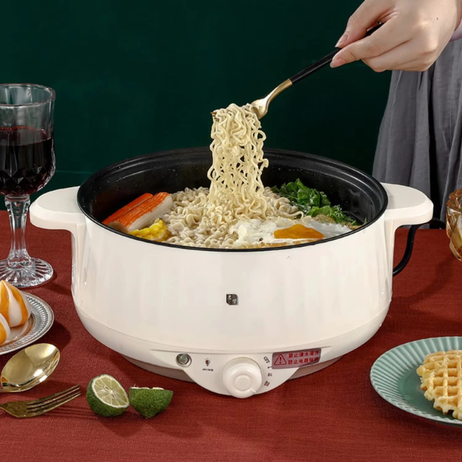Double Layer Non-Stick Rice Cooker & Hot Pot