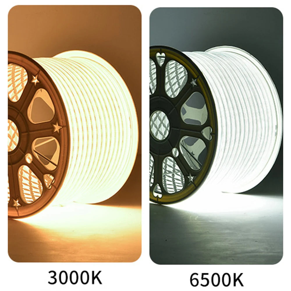 220V COB Waterproof LED Strip Lights