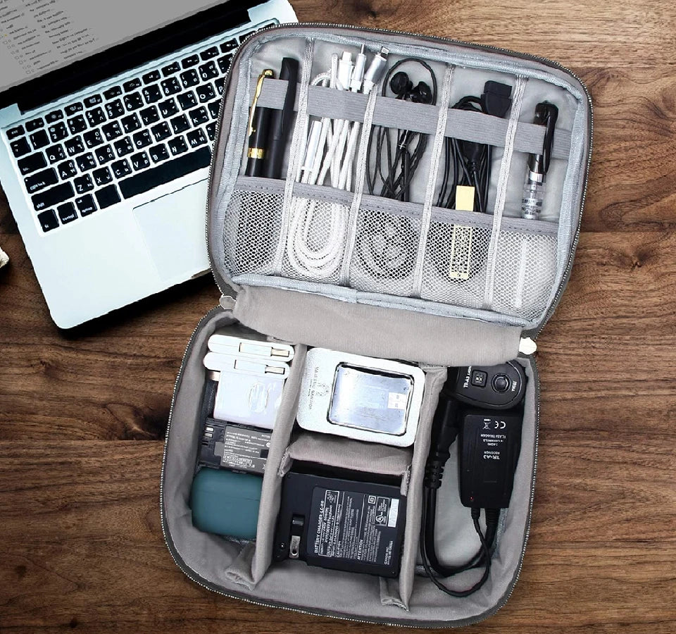 Waterproof Portable Cable Storage Organizer Bag