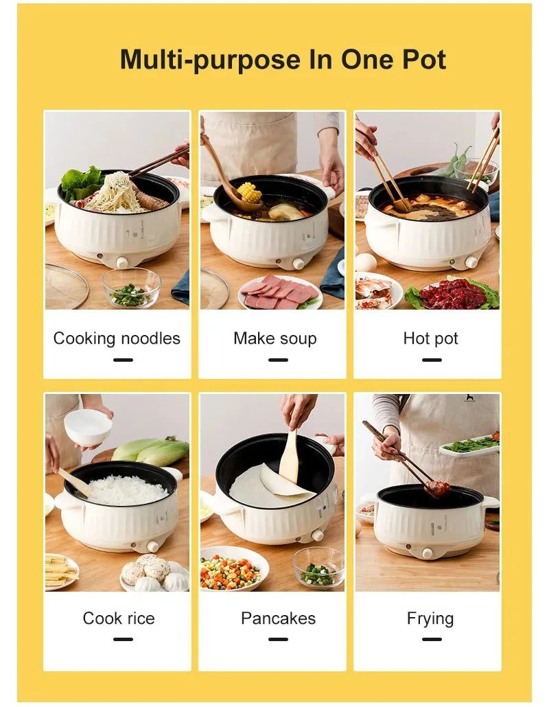 Double Layer Non-Stick Rice Cooker & Hot Pot