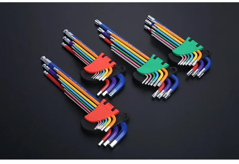 9PCS Long Arm Hex Allen Key Wrench Set (1.5–10mm)