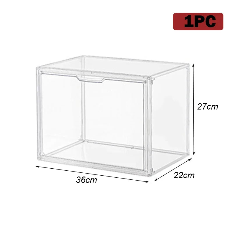 Clear Acrylic Storage Organizer Box – Large Capacity Display Case