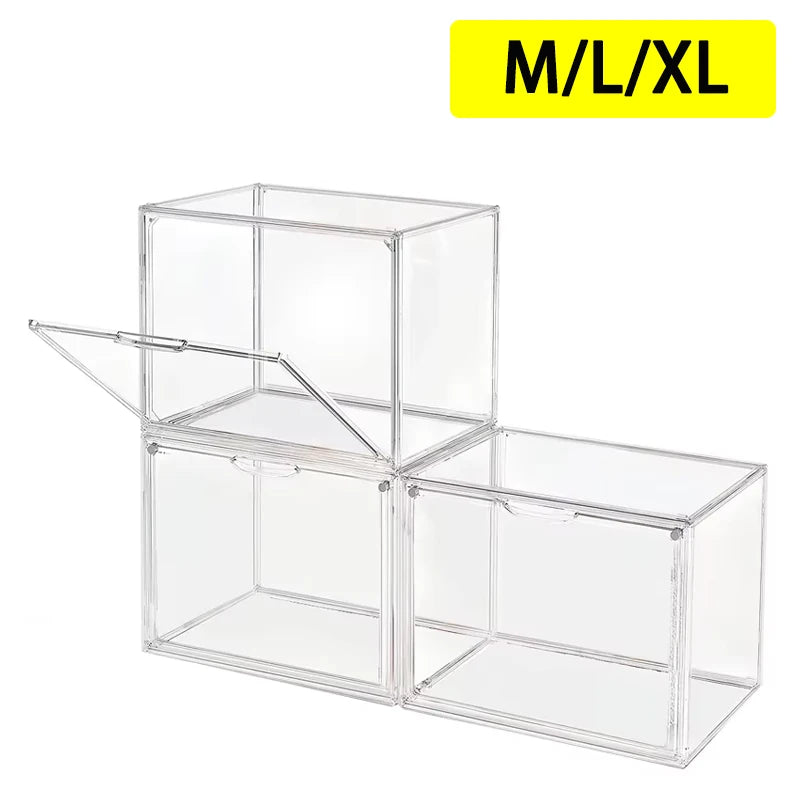 Clear Acrylic Storage Organizer Box – Large Capacity Display Case