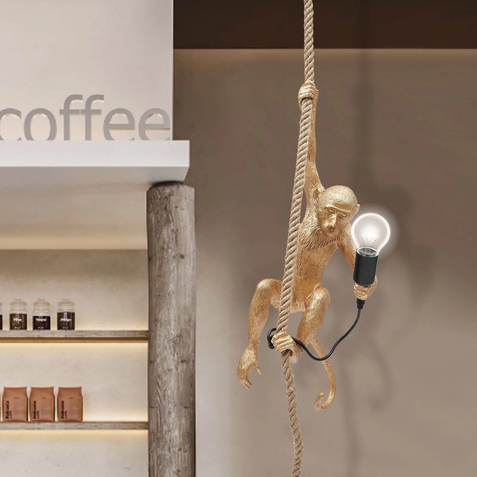 Creative Monkey Pendant Lamp
