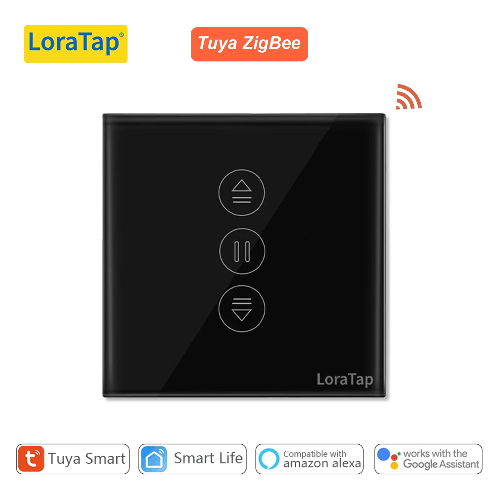 LoraTap ZigBee Curtain & Blind Switch – Smart Motor Control
