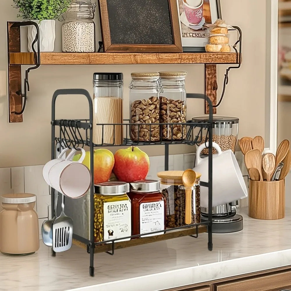 Coffee Mug Tree Holder Stand with 12 Hooks