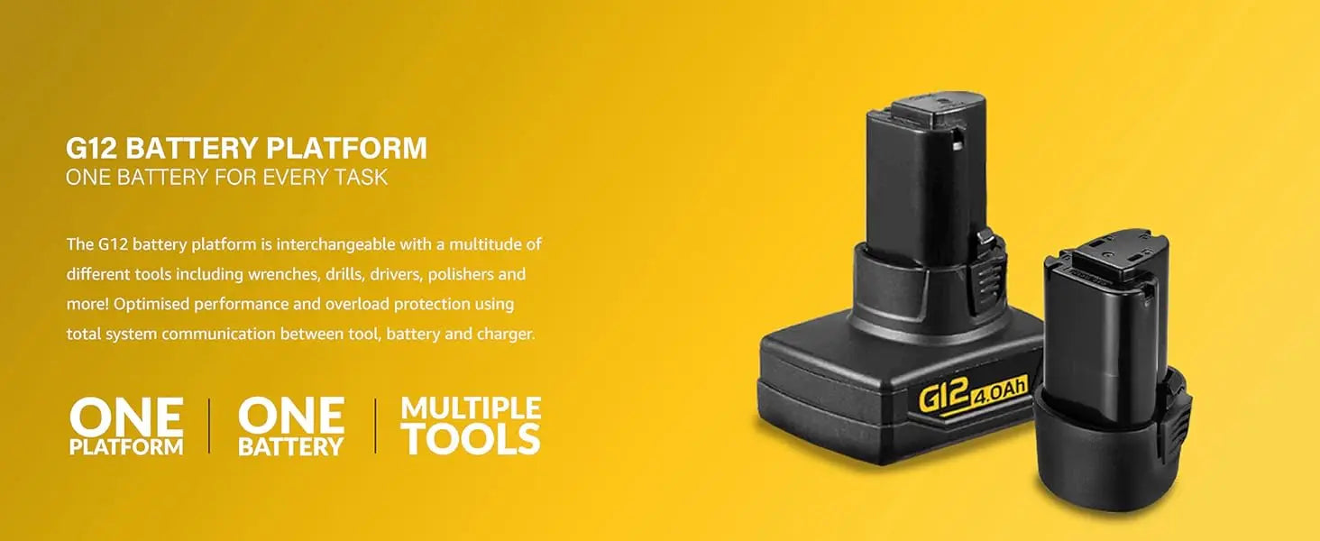 G12 1/4" Brushless Cordless Ratchet Wrench Kit – 59 Ft-Lbs